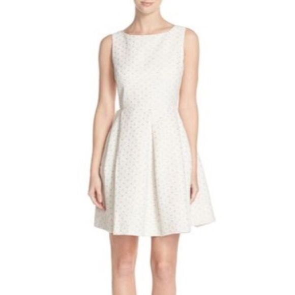 ✨Taylor Eyelet Fit & Flare Dress✨ - Picture 1 of 3